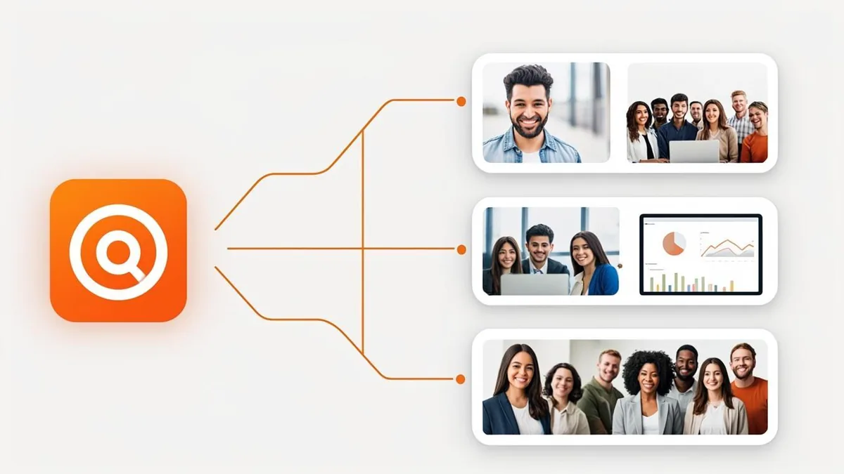 Multi-image Pinterest pin fanning into four separate full-size photo cards